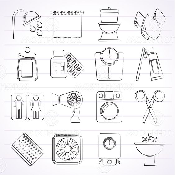 Bathroom and Personal Care icons