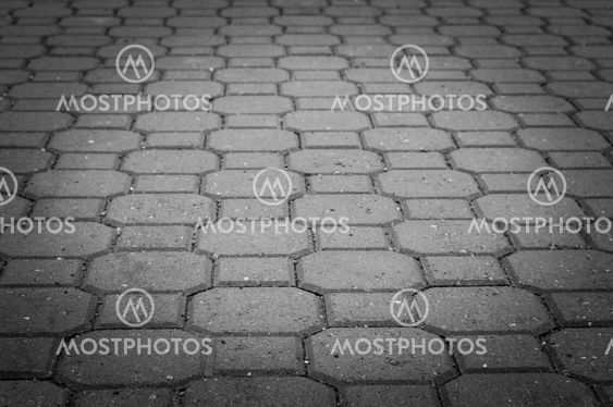 Grey tiles urban pavement background