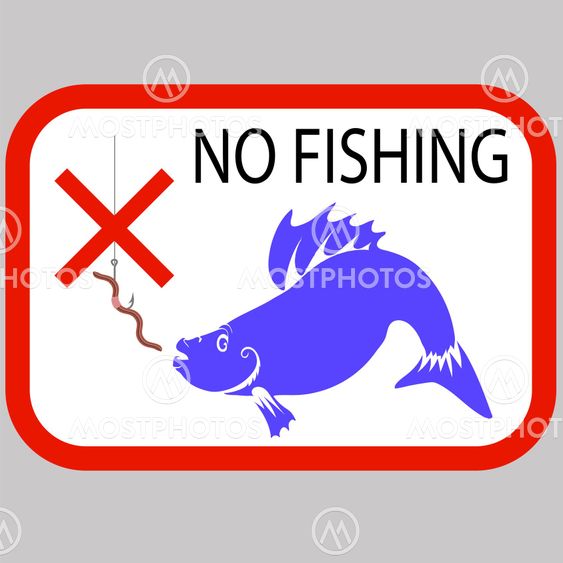 Fishing Prohibited Sign