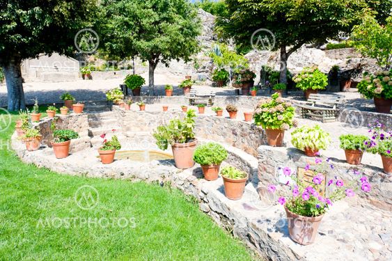 garden in Marvao, Alentejo, Portugal