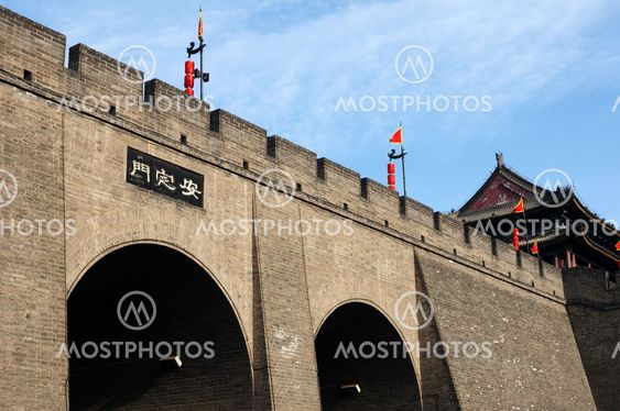 City wall of Xian