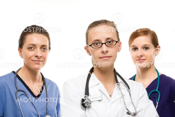 Women medical workers.