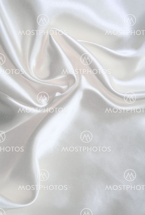 Smooth elegant white silk
