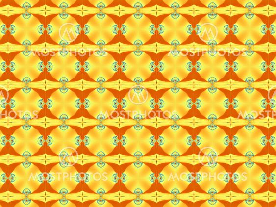 Deep orange fish wallpaper