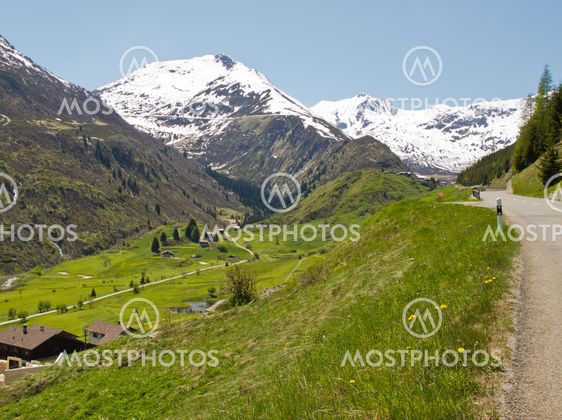 Road in landscape