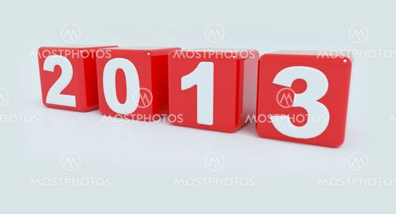 2013 in red cube