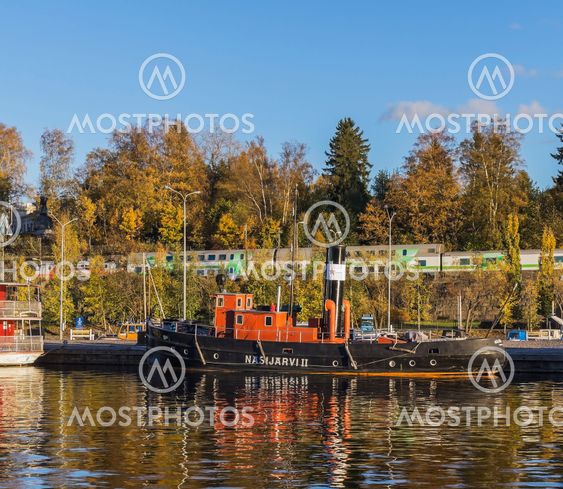 Näsijärvi II in small boat harbor