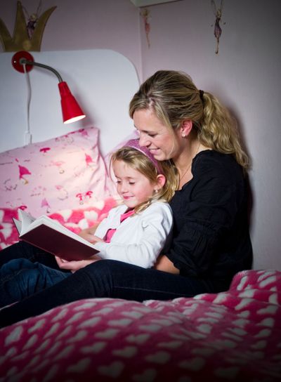 Mother and Daughter storytelling