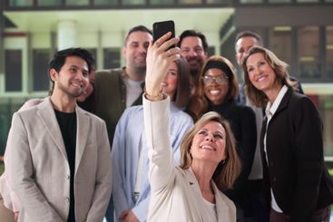 Multicultural Business Team Celebrating Success with...