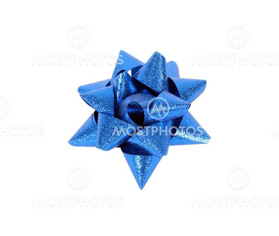Blue bow