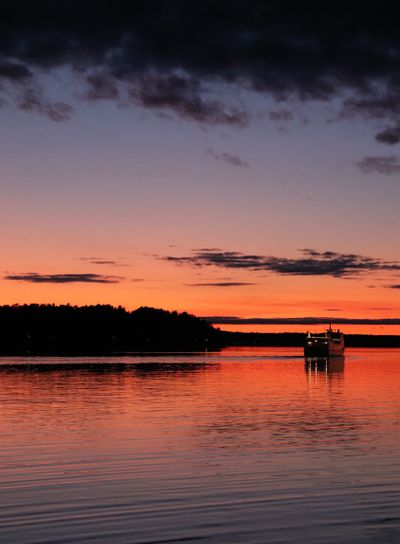 Vacker septemberkväll i Luleå