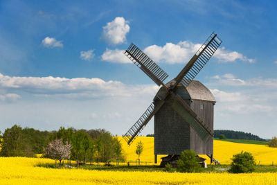 Old windmill in West Pomerania, Germany