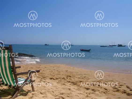 rest on the beach