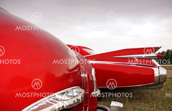 American Classic Cars - Closeup in Red