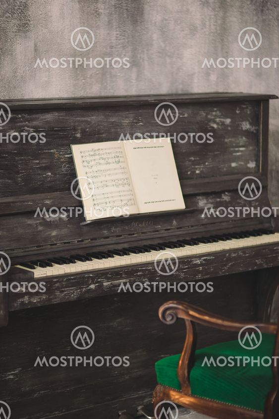 old piano