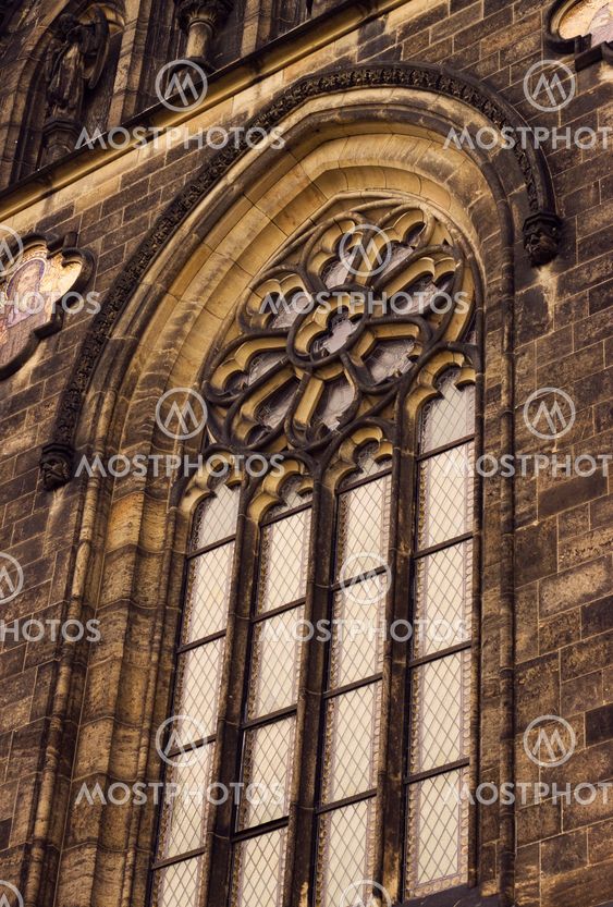 Exterior of Saint Vitus's Cathedral in Prague