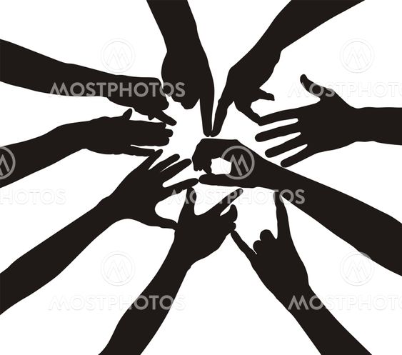 Teamwork by hand