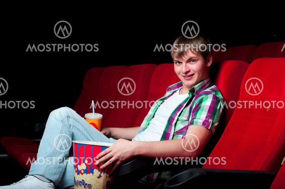 man in cinema