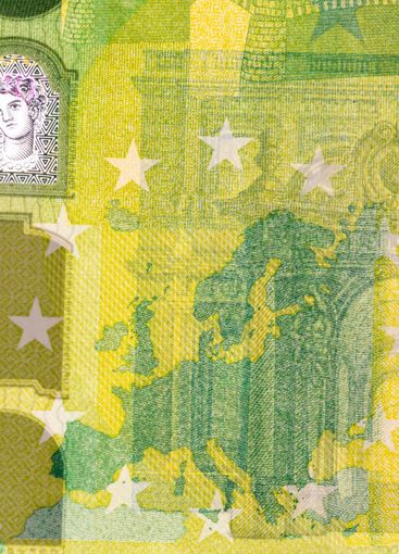 European cash paper money worth one hundred euros