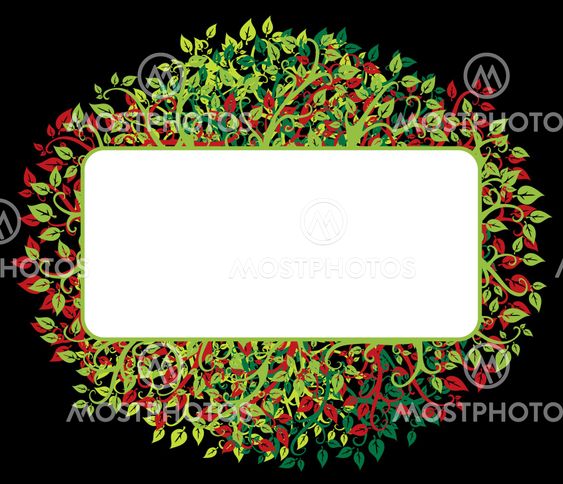 vector floral fantasy illustration