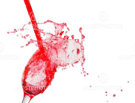 glass of red juice