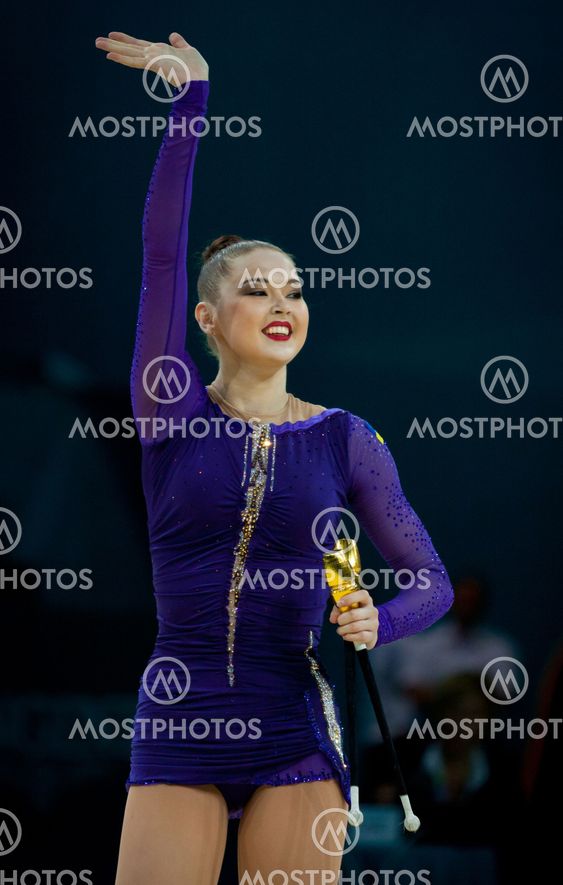 Alina Maksymenko of Ukraine