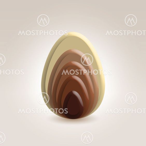 chocolate abstract figure