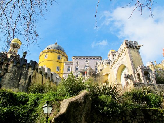 The castle of Pena in Sintra