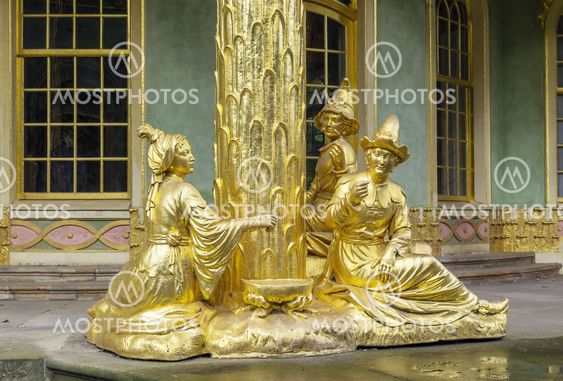 sculpture of Chinese House, Potsdam, Germany
