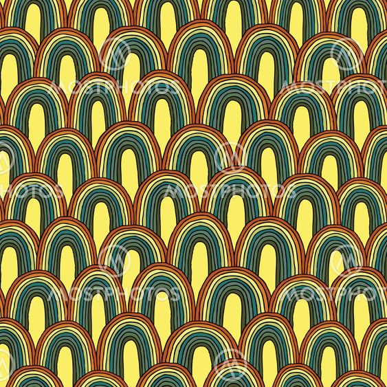 Rainbow seamless pattern