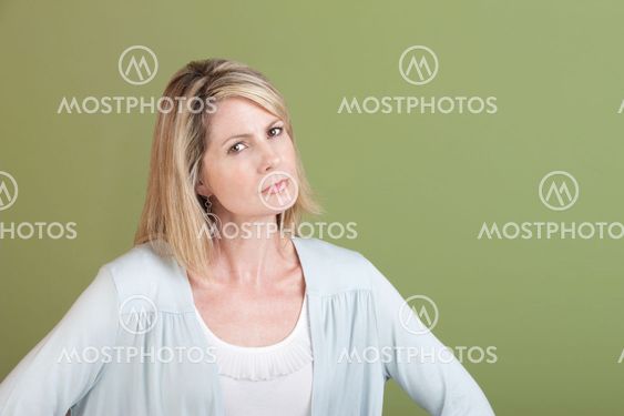 Suspicious Woman