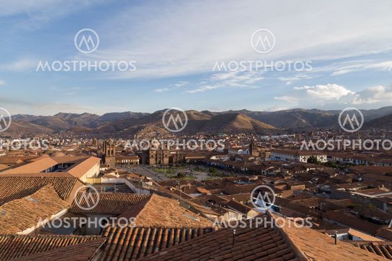 View of Plaza de Armas in Cusco
