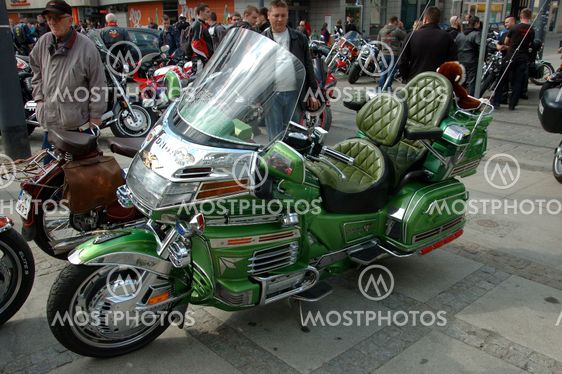 Motorcycle rally in Wroclaw, Poland