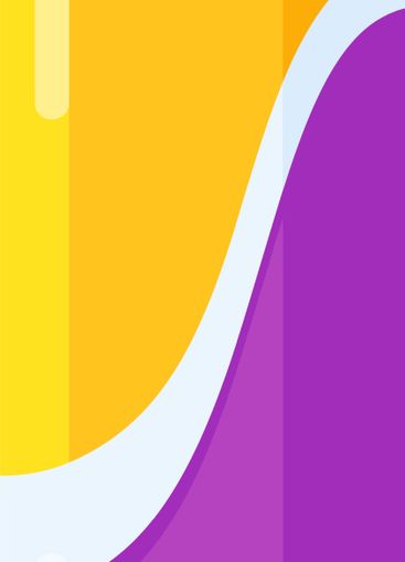 Colorful aluminum can with a vibrant yellow and purple...