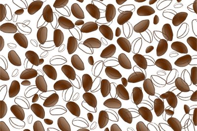Coffee beans background