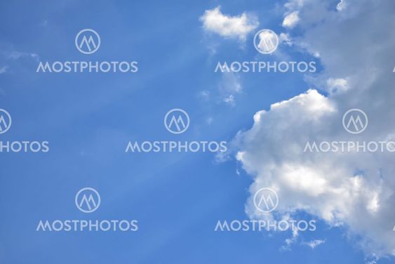 Blue sky and clouds