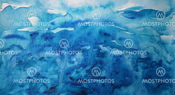 Abstract watercolor background on paper texture