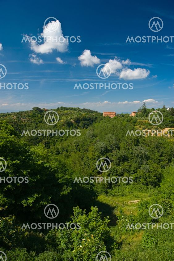 Landschaft in der Toskana, Italien - Landscape in tuscany, italy