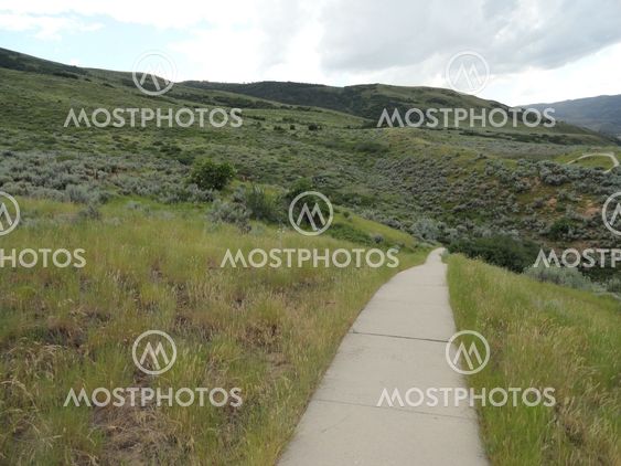 Sidewalk on the mountain