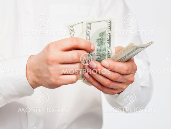 Dollars in hand
