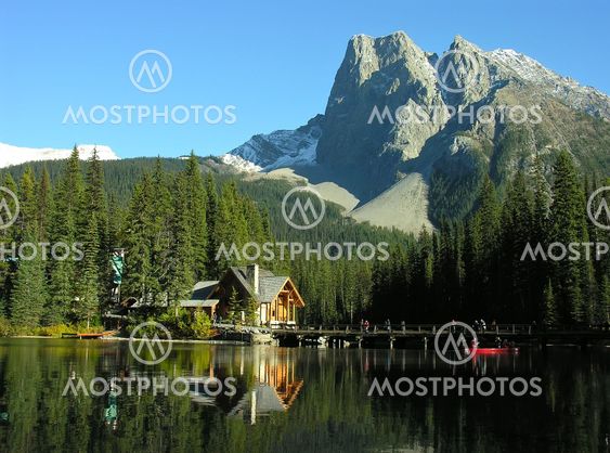 Mount Burgess and Emerald Lake, Yoho National Park, Canada