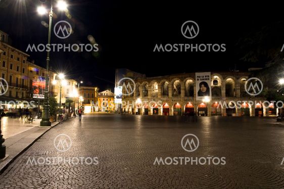 Verona at night