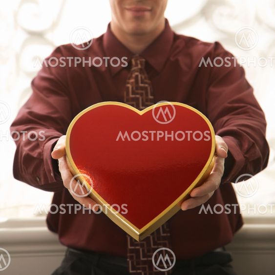 Man giving gift.