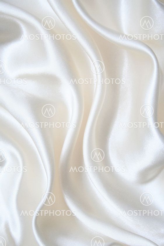 Smooth elegant white silk as background