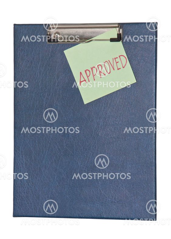 Notebook paper on a clip board.