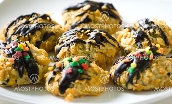 Cornflakes cereal cookies