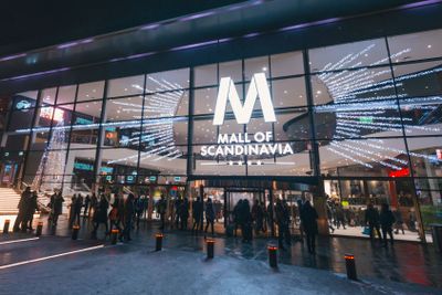 The mall of Scandinavia to get to the Sweden Grand Prix...