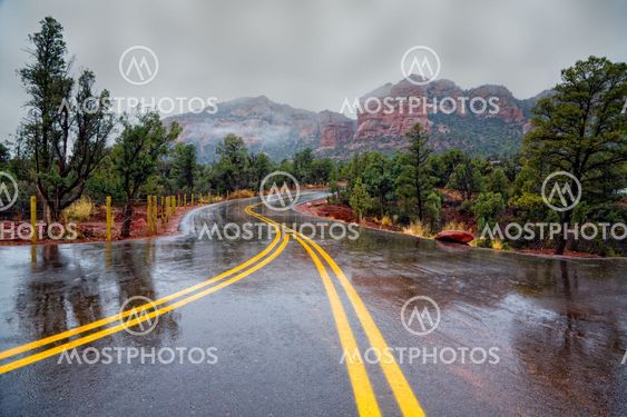 Road through Red Rocks