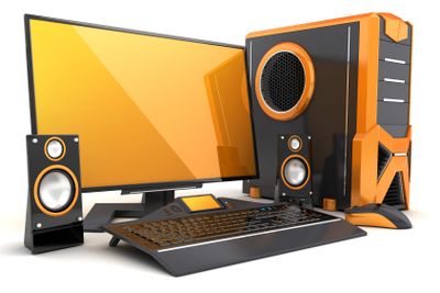 Computer orange