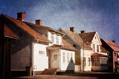 Main street in Högsby, Sweden